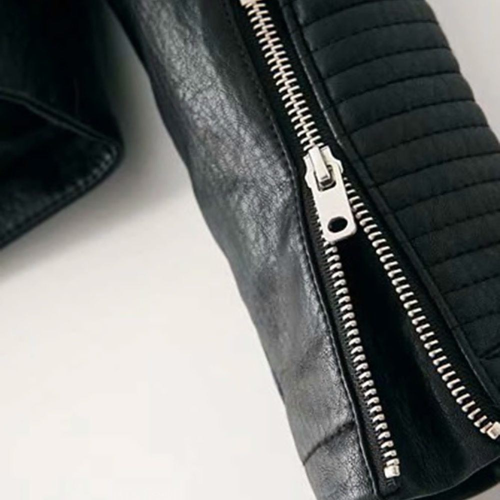 New faux leather biker jacket - Picture 4 of 4